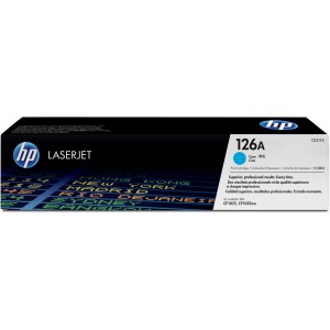 Cartouche toner HP laser 126A cyan CE311A pour Laserjet CP1025 + CP1025nw