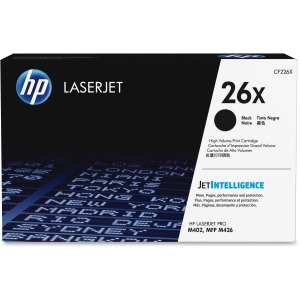 Cartouche toner HP laser 26X noir lot de 2 pour Laserjet M402, MFP M426 CF226X                                    