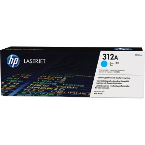 Cartouche toner HP laser 312A cyan CF381A pour Laserjet mfp M476