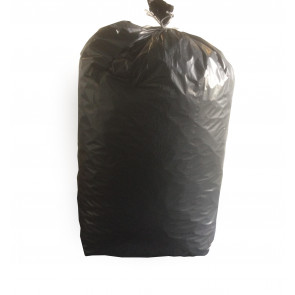Sac poubelle ECOBEL 130L Noir 19µ PEHD (lot de 10 rouleaux de 25 unitées)