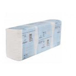 Essuie-mains ouate blanc Z 122 - 26x23 cm en 2 plis (lot de 3050 unitées)