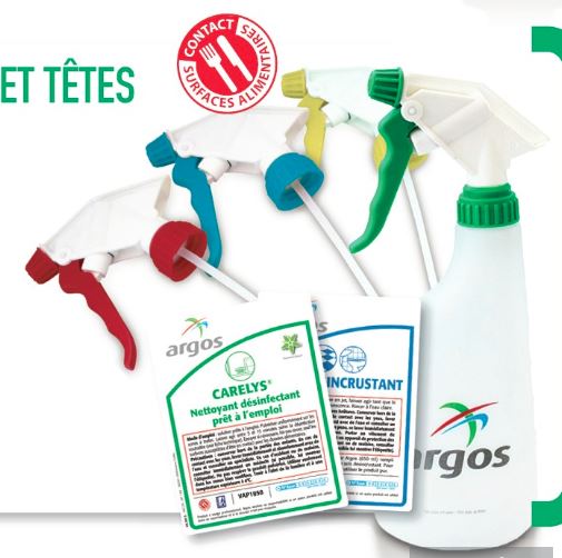 Gachette tete bleue pour vaporisateur