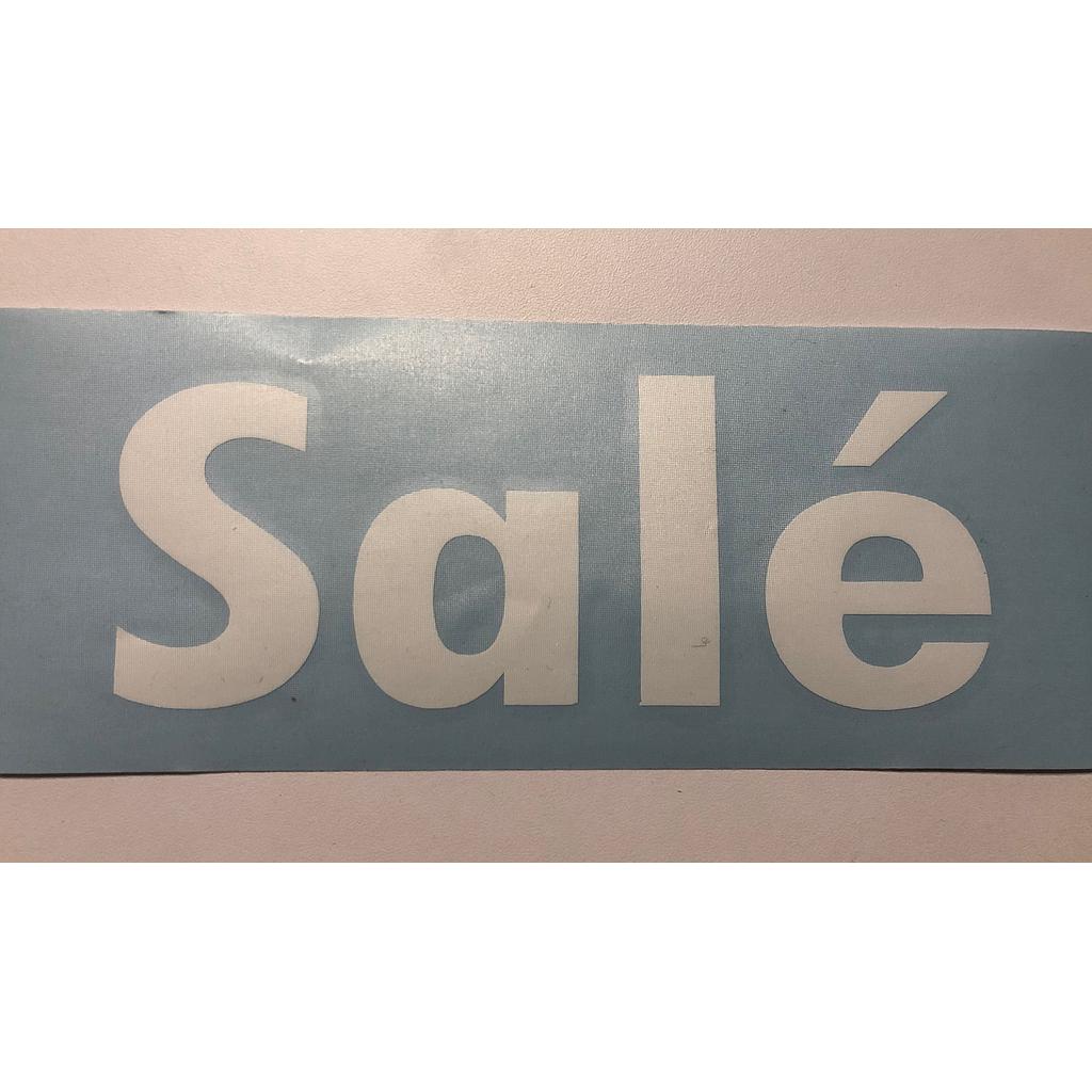 Sticker « salé » blanc