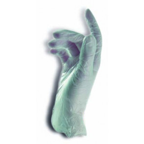 Gants VINYLE Non Poudré jetable, boite de 100 - Taille M - 7