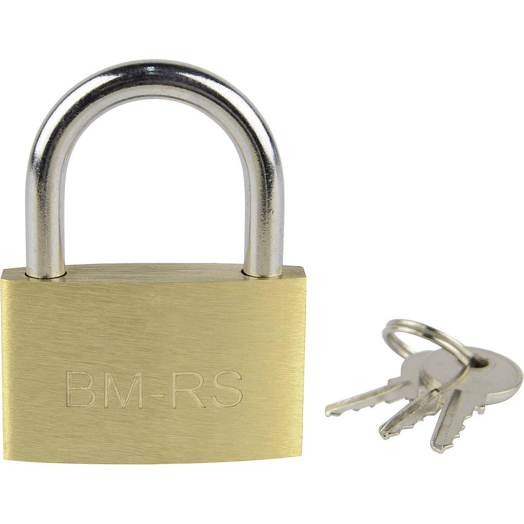 Cadenas Brüder Mannesmann M 413-40 or-jaune avec serrure à clé