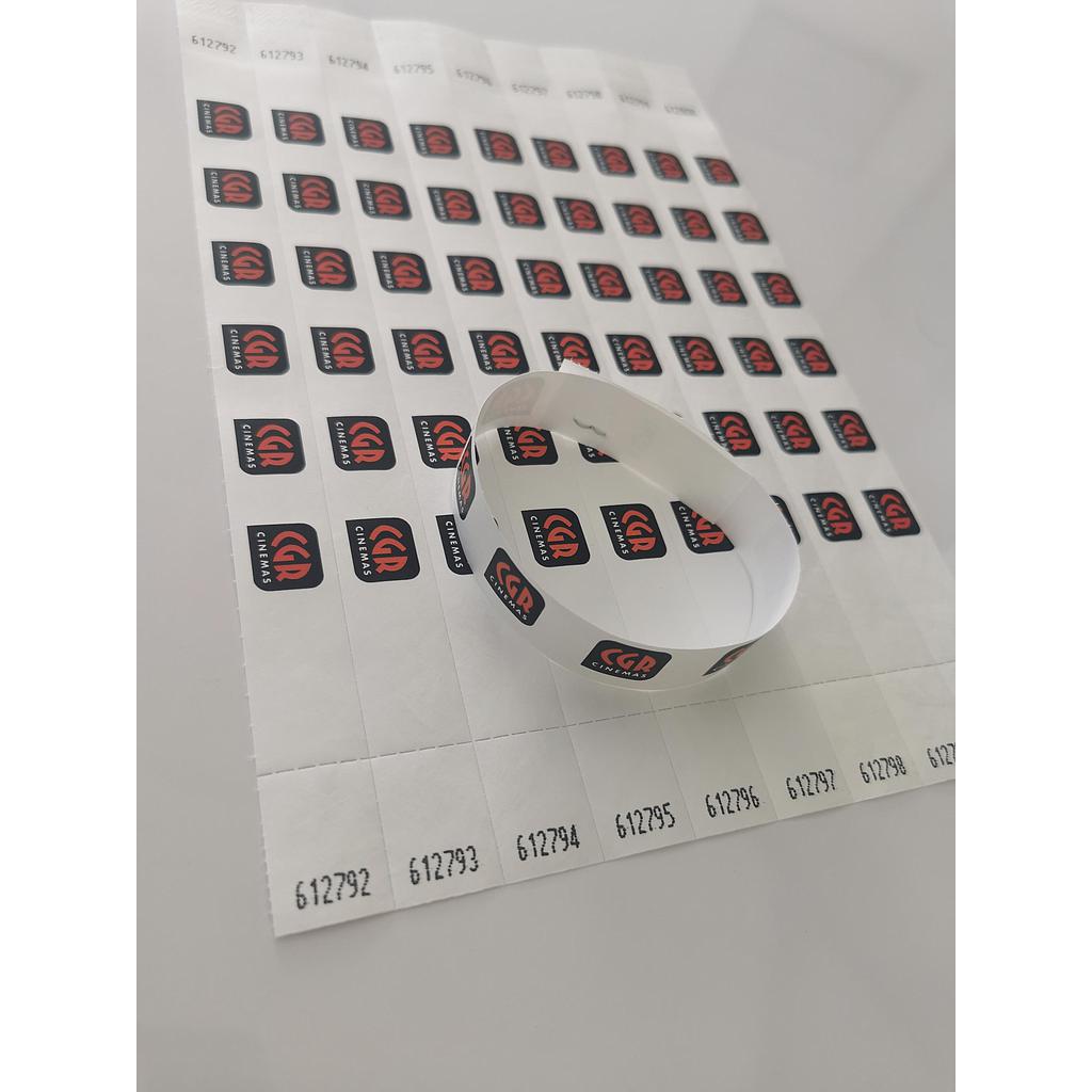 Bracelet synthétique CGR Blanc