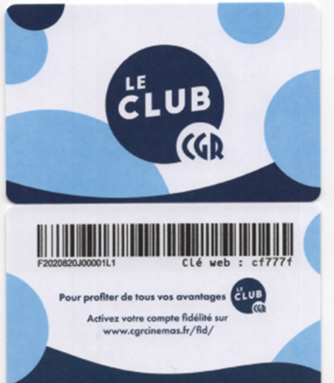 Cartes FID LE CLUB Carton de 500 pcs