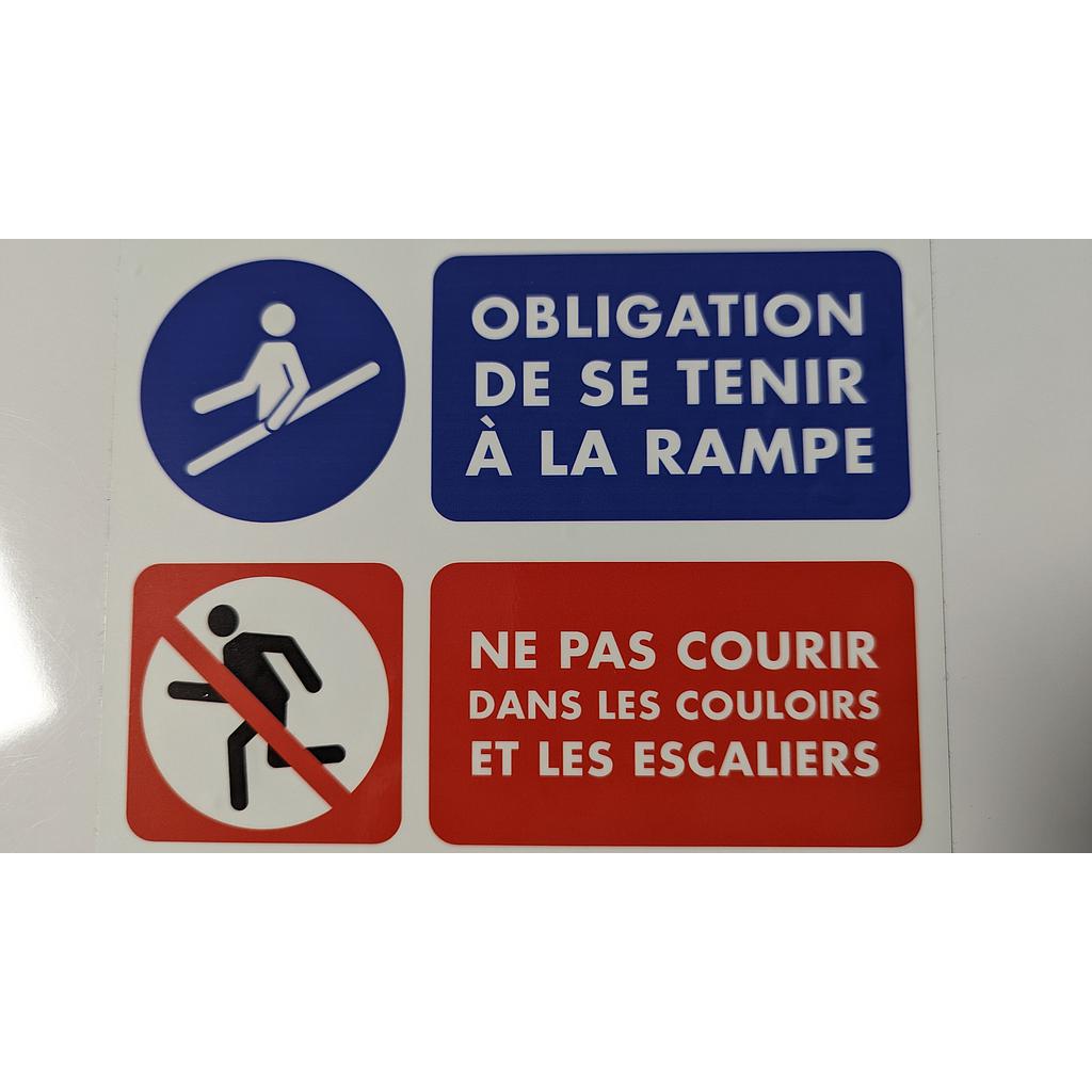 Sticker sécurité rampes/escaliers