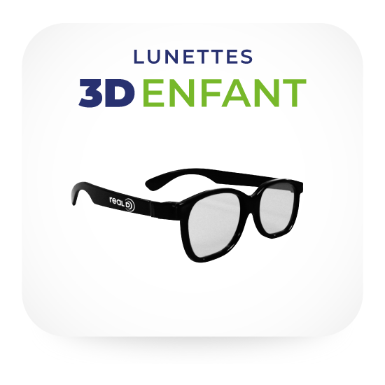Lunettes Enfants 3D REAL D x 500