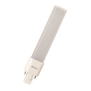 BAILEY AMPOULE LED PL G23 2-pins TC-S 4.5W (9W) 3000K Dépolie 420lm 230V-240V 130DEG 33x166 mm