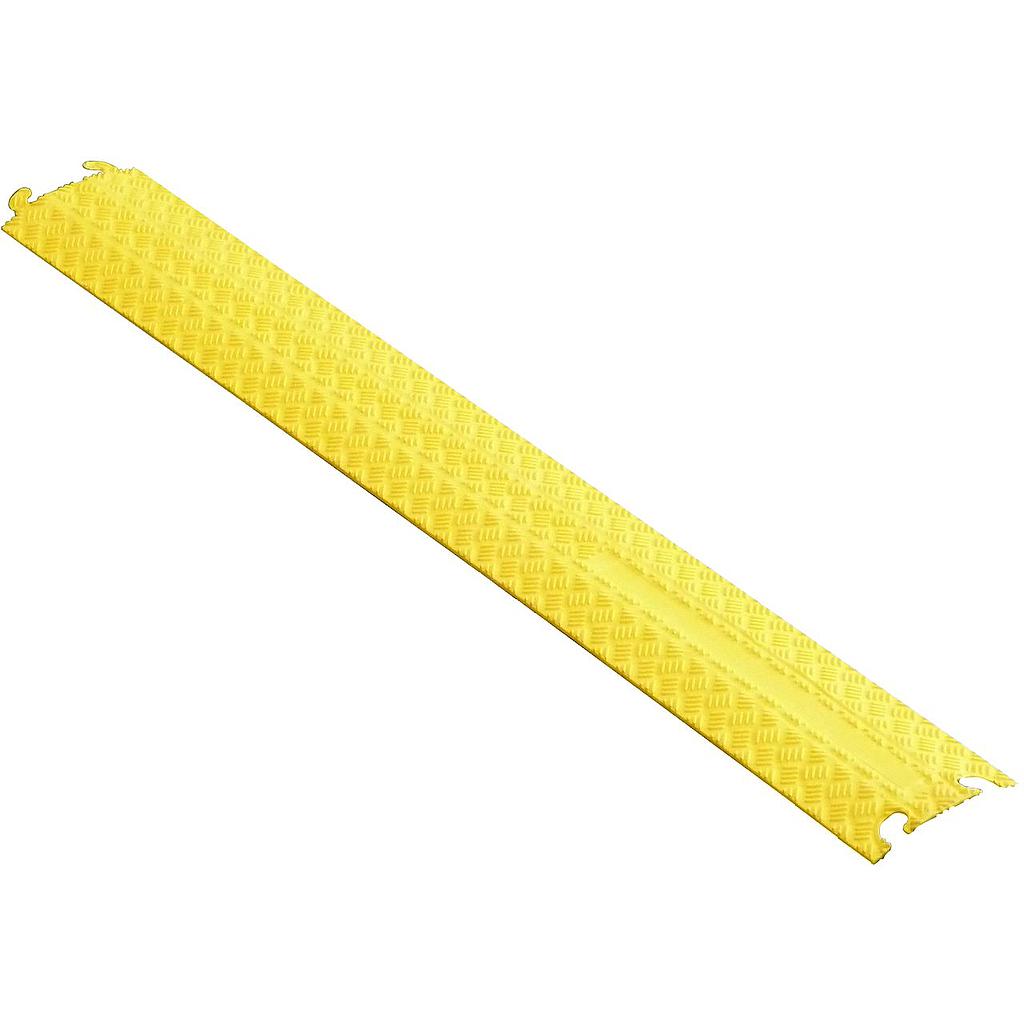 Passage de cable Pietons - 1m - 1 canal 13x40mm - JAUNE - PONT PIETONS 13-1 