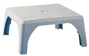 Tabouret isolant monobloc usage intérieur, Umax 36 kV, 500 x 500 mm x 220 mm