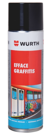 Nettoyant efface graffitis et tag en spray - 500 ml - blanc